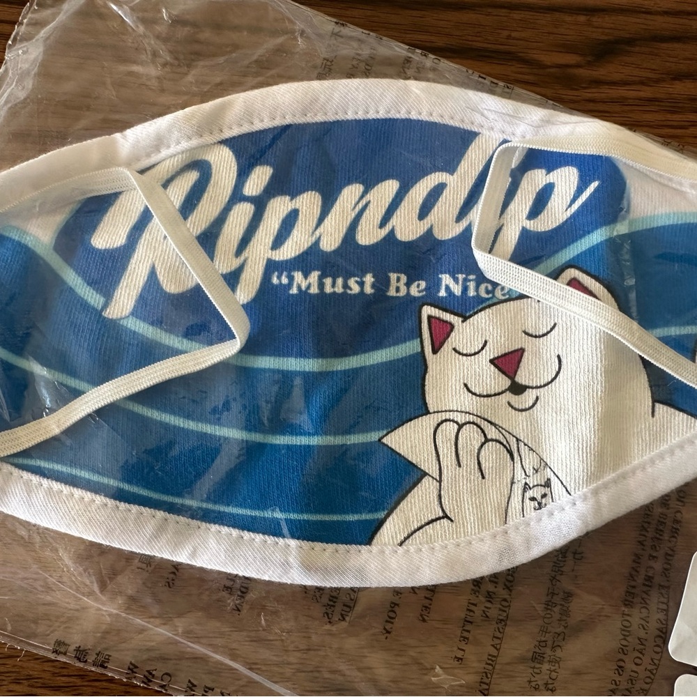 RipnDip “Wipe It Twice” Face Mask- Rare! - New In bag